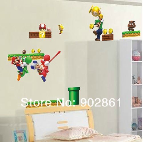 Adesivo de Parede Super Mario Bros